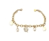 3Pcs Jewelry Set Heart Pendant Necklace Crystal Stud Earrings Shiny Heart Bracelet Cubic Zirconia Love