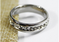 Engagement 5mm Zircon Crystal Jewelry Stainless Steel Ring For Girls supplier
