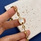 16cm Anniversary Shell Charm Bracelet Stainless Gold Link Bracelet Womens
