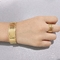 stainless steel tide brand jewelry gold diamond wide bracelet all-match  bangle