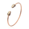 Designer brand accessories snake cuff adjustable  fashion stainless steel bangle