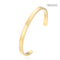 Custom Stainless Steel Bangle Mobius Gold Ring Bracelet Mother's Day Gift