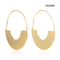 Celebrity style jewelry series earrings 18k gold stainless steel ear pendants