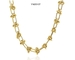 SS Steel Hip Hop Torque Gold Necklace Denim Style Heavy Metal Necklaces