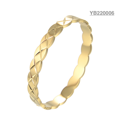 Niche Luxury Gold Cross Bracelet Stainless Steel Buckle Bangle Bracelet
