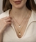 Trend Luxury Blue Epoxy Heart Pendant Necklace For Friends
