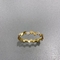 Expensive Jewelry 18K Rosegold Stainless Steel Bangle Heart Set Diamond Bracelet