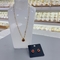 Txibikn 4 Pieces Jewelry Set Elegant Water Droplets Crystal Pendent Necklace Earring Bracelet For Women