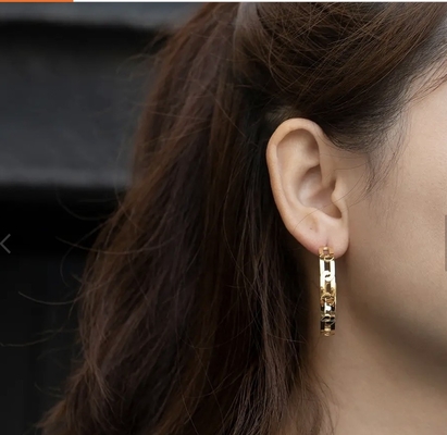 14K Gold Plated Thick Hoop Earrings Pack Chunky Hoops Set Hypoallergenic Small Hoop Jewelry