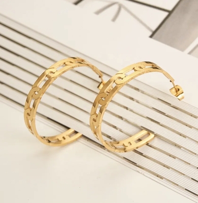 14K Gold Plated Thick Hoop Earrings Pack Chunky Hoops Set Hypoallergenic Small Hoop Jewelry