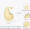 Women Earrings Gold Open Hoop C Shape 14K Gold Filled Small Boho Beach Simple Delicate Handmade Hypoallergenic