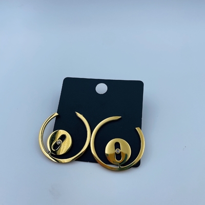 Upgrade Your Products with Polished Stainless Steel and Achieve a Luxurious Gold Look Earrings