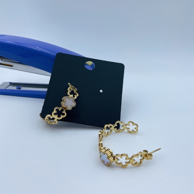 Upgrade Your Products with Polished Stainless Steel and Achieve a Luxurious Gold Look Earrings