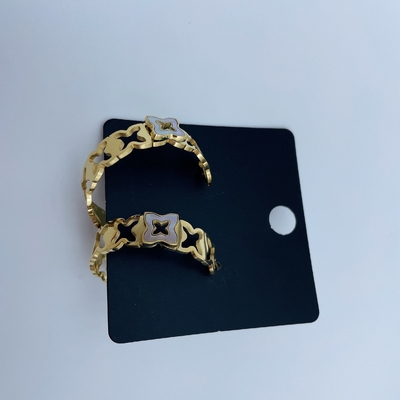 Upgrade Your Products with Polished Stainless Steel and Achieve a Luxurious Gold Look Earrings