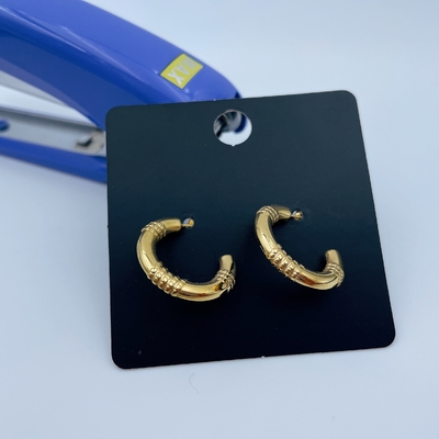 Upgrade Your Products with Polished Stainless Steel and Achieve a Luxurious Gold Look Earrings
