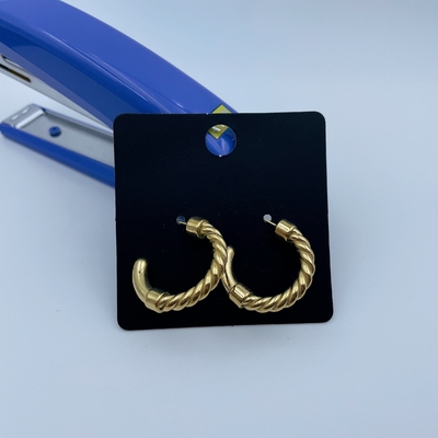 Upgrade Your Products with Polished Stainless Steel and Achieve a Luxurious Gold Look Earrings
