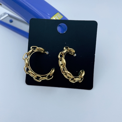 Upgrade Your Products with Polished Stainless Steel and Achieve a Luxurious Gold Look Earrings