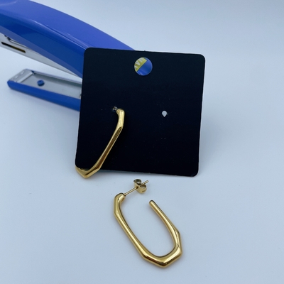 Upgrade Your Products with Polished Stainless Steel and Achieve a Luxurious Gold Look Earrings
