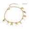16cm Chain Style Gold Rhinestone Bracelet With 4cm Extension Chain