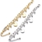 16cm Stainless Steel Bangle Multi Layer Tassel Hand Chain 14k Gold Anklet Bracelet