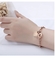 20cm Texture Stainless Steel Bangle Heart Buckle Thick Gold Chain Bracelet Womens